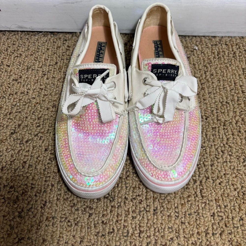 Sperry Women's Sequin Boat Shoes